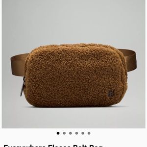 Lululemon Everywhere Fleece Belt Bag - burnt caramel - NWT